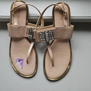 Michael Kors leather sandals 8.5